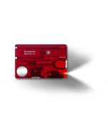 Victorinox SwissCard Lite ,13fct.,transp.rood